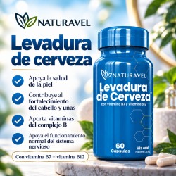 NATURAVEL LEVADURA DE CERVEZA 60 CAPS