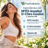 NATURAVEL MYO-INOSITOL D-CHIRO INOSITOL 60 CAPS