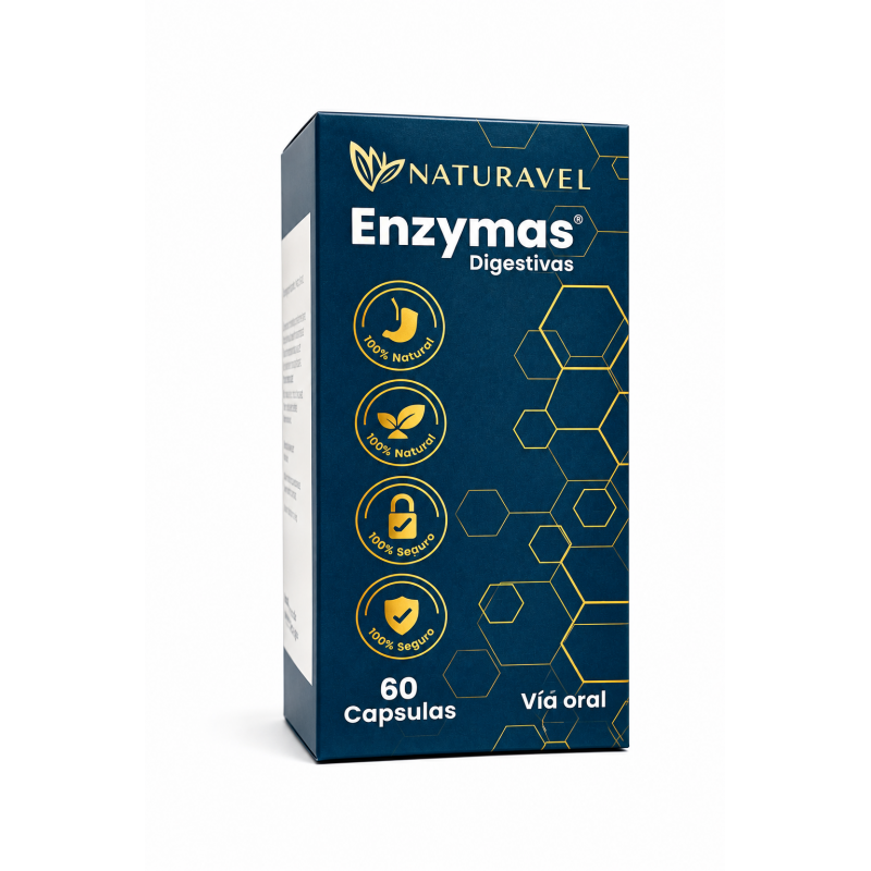 NATURAVEL ENZYMAS DIGESTIVAS 60 CAPS