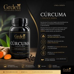 GRDEN CÚRCUMA +PIMIENTA NEGRA 60 CAPS